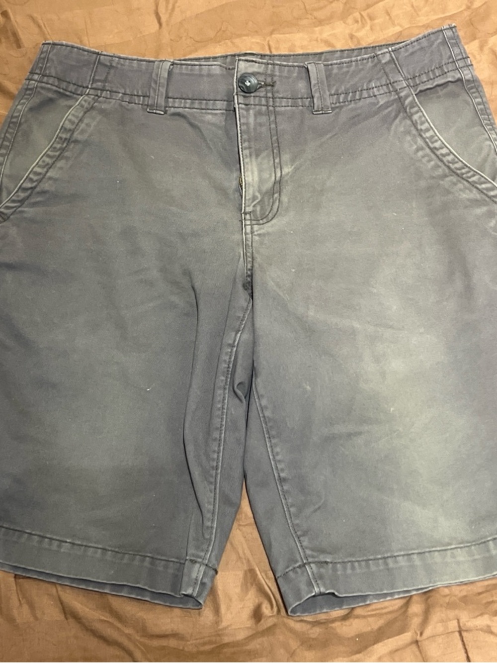 urban pipeline Men's Gray Flat Front Chino Shorts